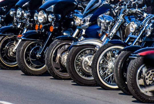 バイクの駐輪場